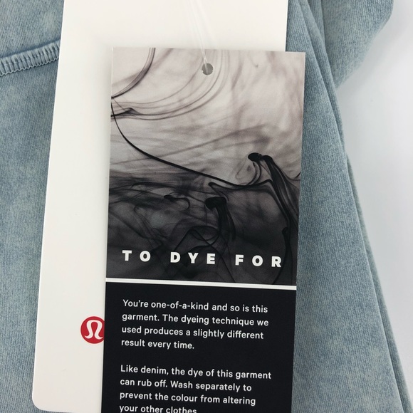 NWT Lululemon HR Wunder Under 28" Blue Dye Tight - Picture 8 of 8